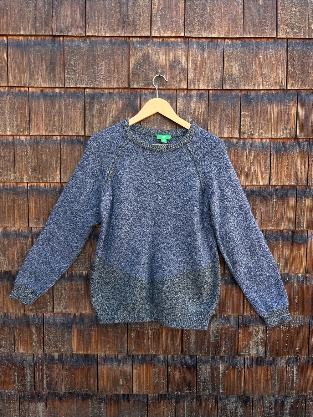 Men's Two-Tone Crewneck Sweater